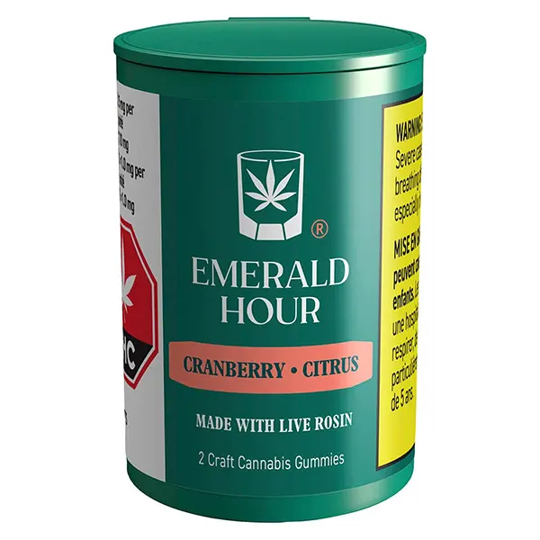 Image for Live Rosin Gummies - Cranberry Citrus, cannabis all products by Emerald Hour