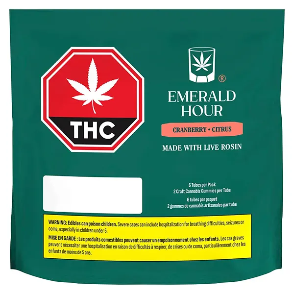 Image for Live Rosin Gummies - Cranberry Citrus Multipack, cannabis all products by Emerald Hour