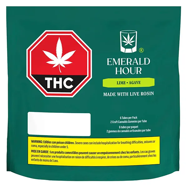Image for Live Rosin Gummies - Lime Agave Multipack, cannabis all products by Emerald Hour