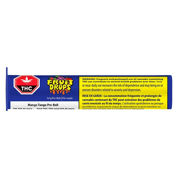 Image for Mango Tango Pre-Roll, cannabis pre-rolls by Fruit Drops