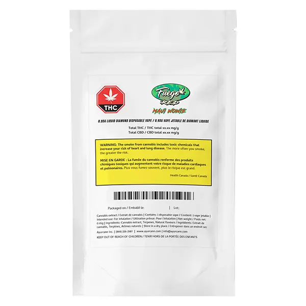 Image for Maui Wowie Liquid Diamond Disposable AIO, cannabis all products by Fuego