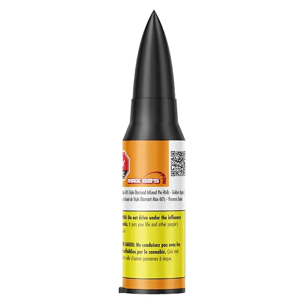 Image for Max 60's Triple Diamond Infused Pre-Roll - Golden Apple, cannabis all products by Chillbilly