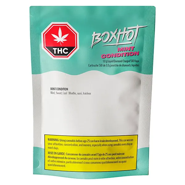 Image for Mint Condition Liquid Diamond Charged 510 Thread Cartridge, cannabis vapes by BoxHot