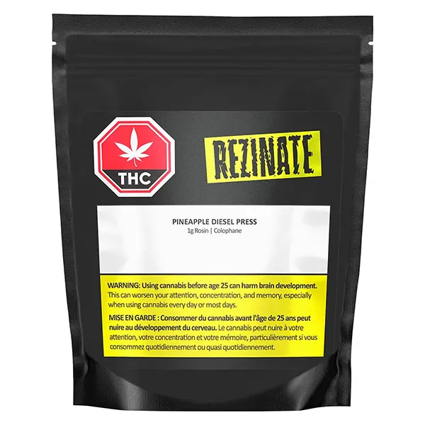Image for Pineapple Diesel Press, cannabis concentrates by Rezinate