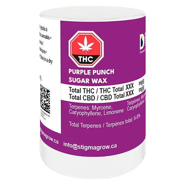 Image for Purple Punch Sugar Wax, cannabis concentrates by Dab Bods
