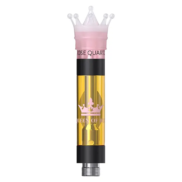 Image for Rose Quartz Liquid Crystals 510 Thread Cartridge, cannabis vapes by Queen of Bud