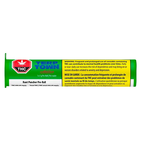 Image for Runt Puncher Pre-Roll, cannabis pre-rolls by Terp Town Collective