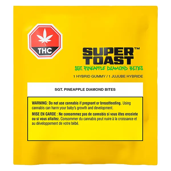 Sgt. Pineapple Diamond Bites (Edibles) by Super Toast