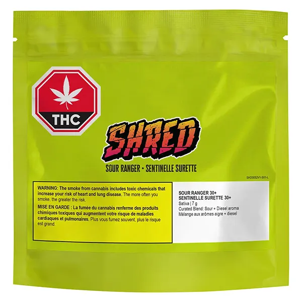Image for Sour Ranger 30+, cannabis milled flower by Shred