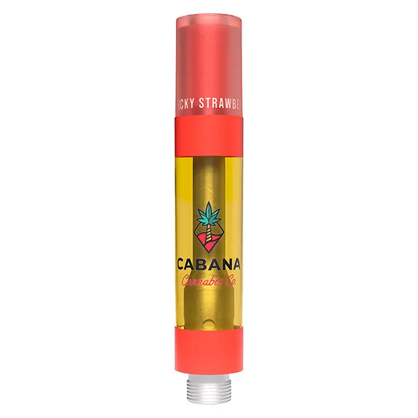 Image for Sticky Strawberry Liquid Diamond Vape Cartridge, cannabis vapes by Cabana Cannabis Co.