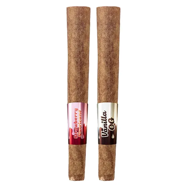 Image for Strawberry Slurricane + Vanilla OG infused Blunts, cannabis blunts by Sticky Greens