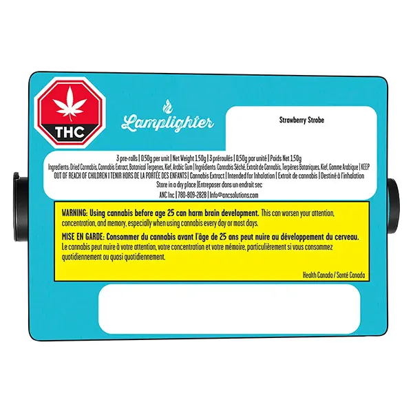 Image for Strawberry Strobe Diamond Infused/Kief Coated Pre-Roll, cannabis all products by Lamplighter