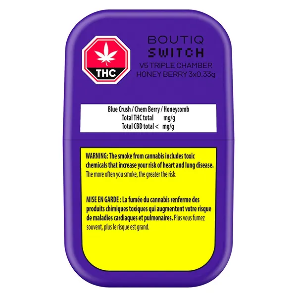 Image for Switch V5 - Triple Chamber - Honey Berry AIO, cannabis vapes by Boutiq