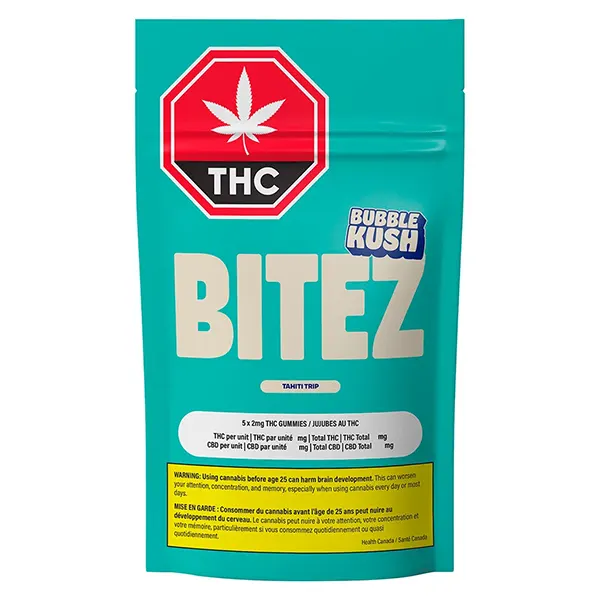 Image for Tahiti Trip Bitez, cannabis edibles by Bubble Kush