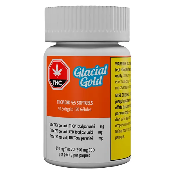 THCV:CBD 5:5 Softgels (Capsules, Softgels) by Glacial Gold