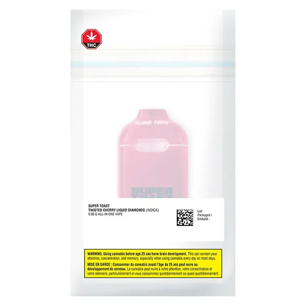 Image for Twisted Cherry Liquid Diamonds AIO, cannabis all products by Super Toast