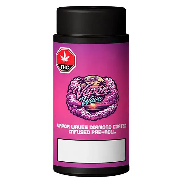 Image for Vapor Waves Diamond Coated Infused Pre-Roll, cannabis all products by Vibe