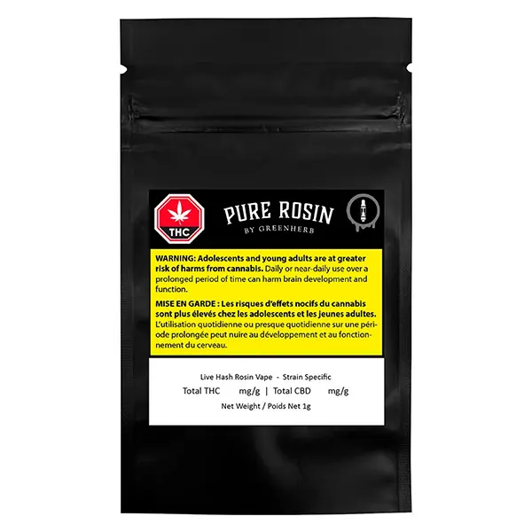 Image for Live Hash Rosin Vape - Strain Specific, cannabis vapes by Pure Rosin