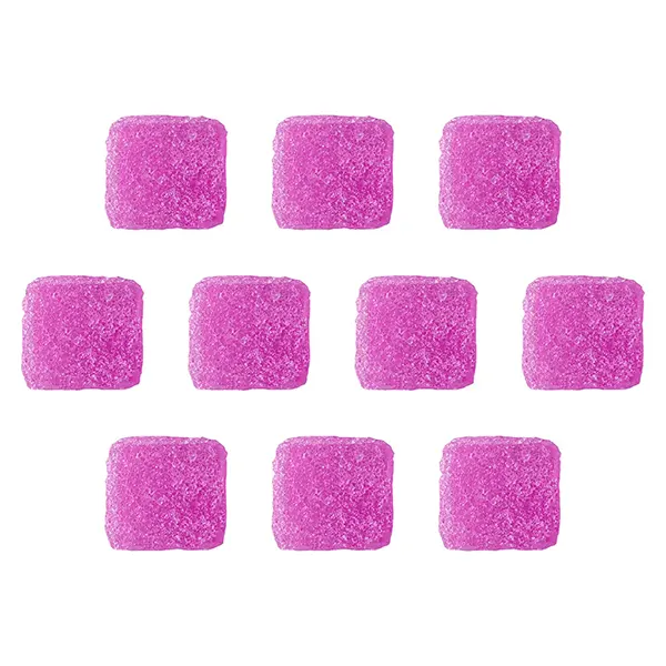 Image for 10 Gemz Grape Escape Sour Gummies Live Resin Blend, cannabis edibles by Orbit