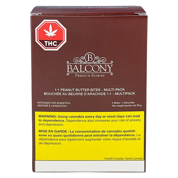 Image for 1:1 Peanut Butter Bites Multi-Pack, cannabis edibles by Balcony