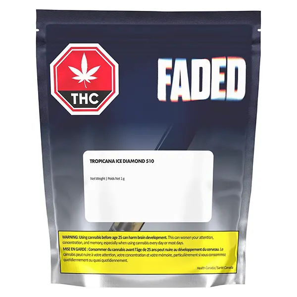 Image for Tropicana ICE Diamond 510, cannabis vapes by Faded