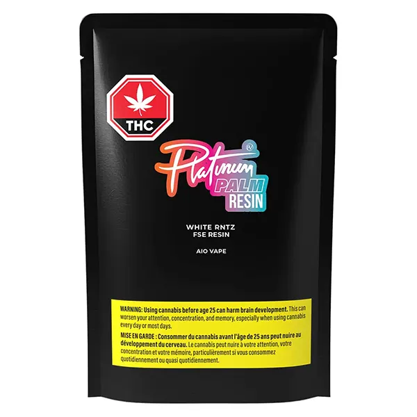 Image for White Rntz FSE Resin AIO Vape, cannabis vapes by Platinum