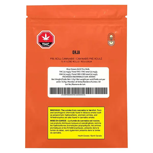 Image for Blue Dream BLNT Pre-Roll, cannabis pre-rolls by OHJA