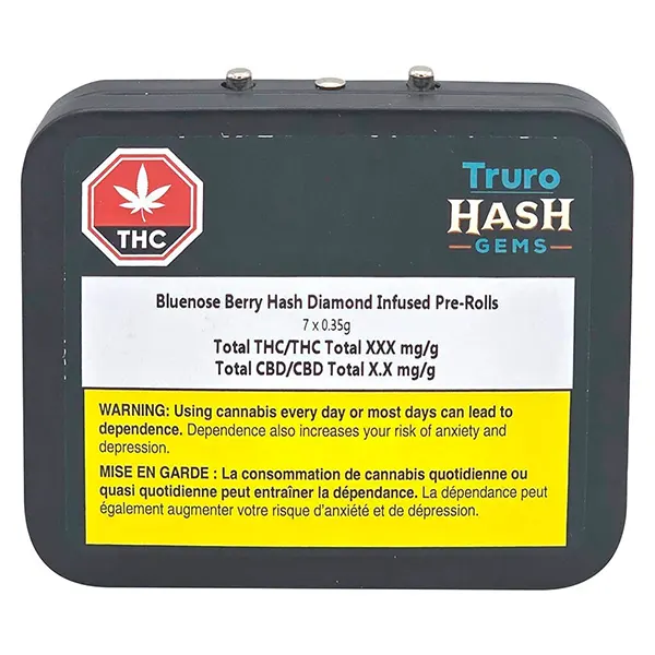Image for Bluenose Berry Hash Diamond Infused Pre-Roll, cannabis pre-rolls by Truro