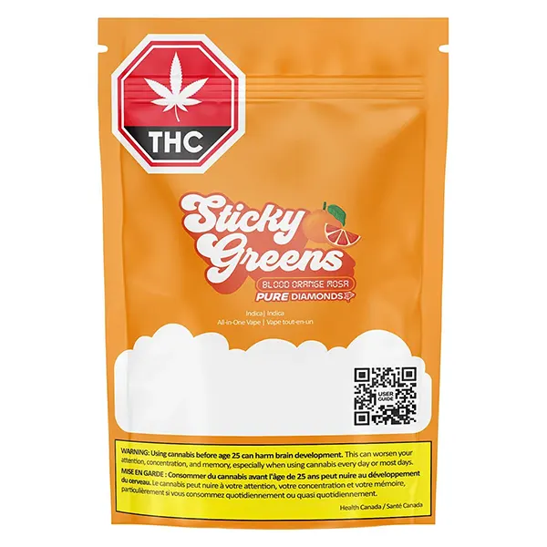 Image for Dripbar Blood Orange Mosa All-in-One, cannabis vapes by Sticky Greens