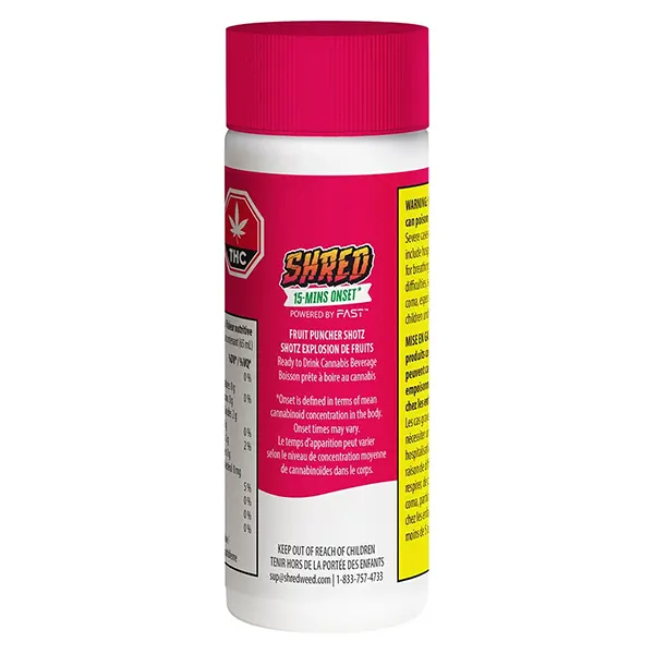 Image for Fruit Puncher Shotz, cannabis beverages by Shred