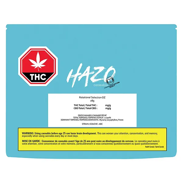 Image for Rotational Selection OZ, cannabis dried flower by HAZO