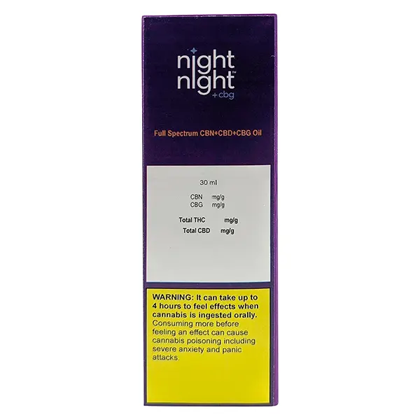 Image for Full Spectrum CBN+CBD+CBG Oil, cannabis bottled oils by NightNight