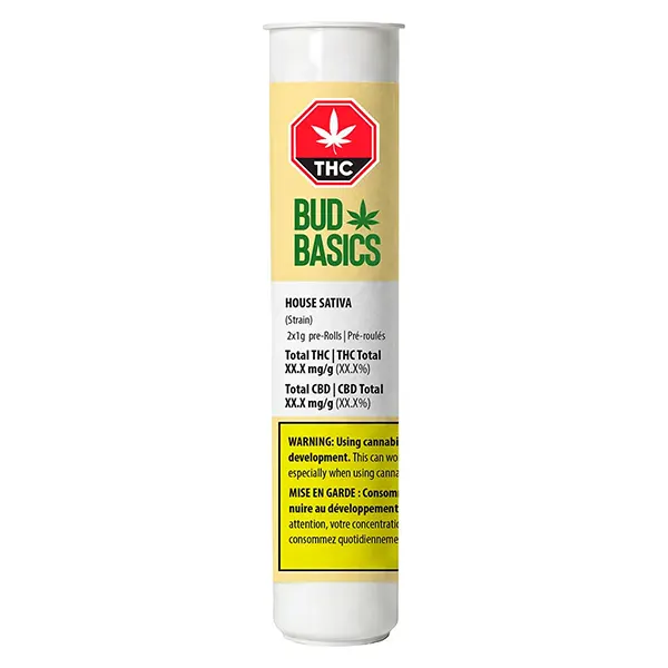 Image for House Sativa Pre-Roll, cannabis all products by Bud Basics