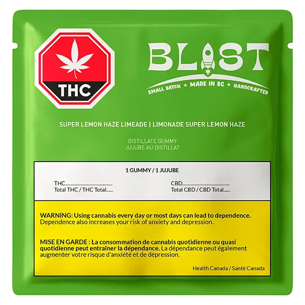 Image for Jumbo Pack - Super Lemon Haze Limeade, cannabis edibles by Blast