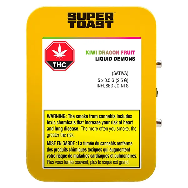 Image for Kiwi Dragonfruit Liquid Demons Infused Pre-Roll, cannabis all products by Super Toast