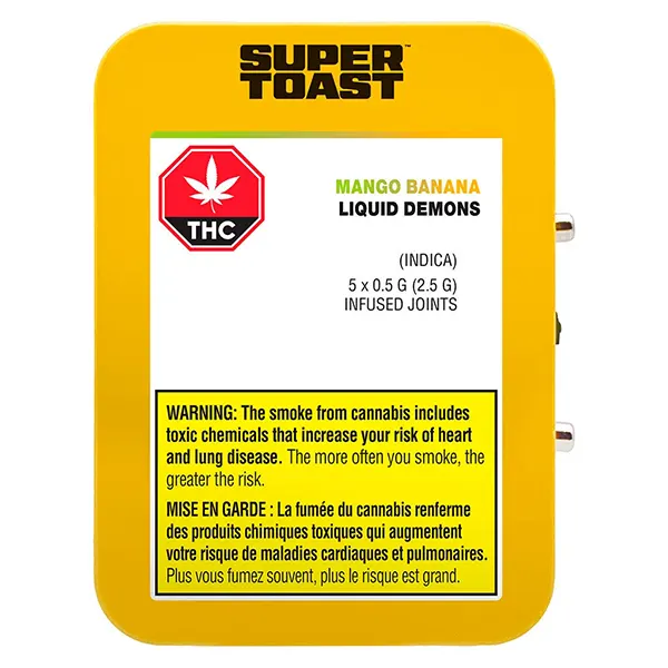 Image for Mango Banana Liquid Demons Infused Pre-Roll, cannabis pre-rolls by Super Toast