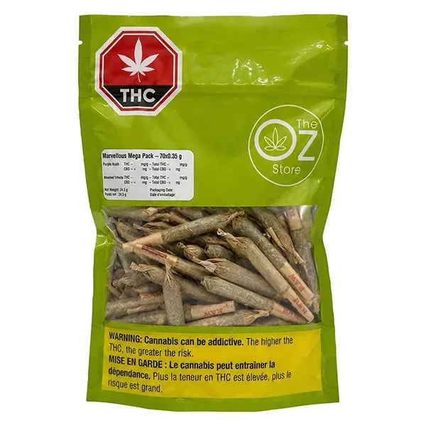 Image for Marvellous Mega Pack Pre-Roll, cannabis pre-rolls by The Oz Store
