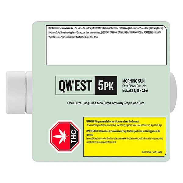 Image for Morning Sun Pre-Roll, cannabis all products by Qwest