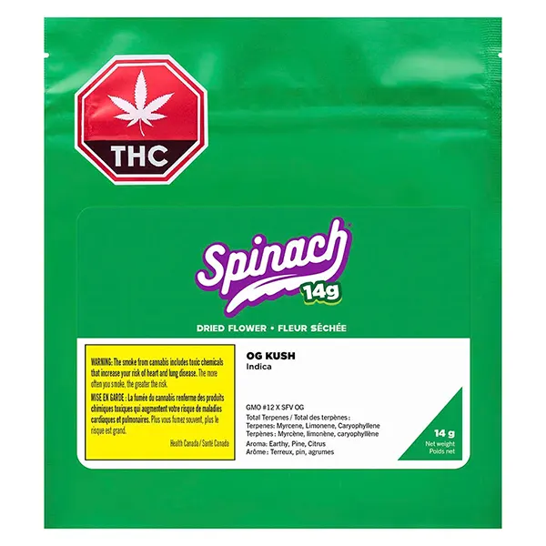 Image for OG Kush, cannabis dried flower by Spinach