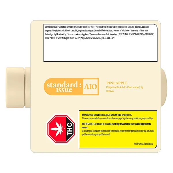 Image for Pineapple All-In-One Vape, cannabis vapes by Standard Issue