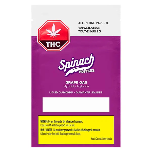 Image for Pufferz Grape Gas AIO, cannabis all products by Spinach