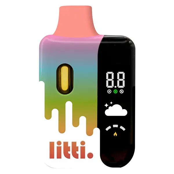 Image for Pushn' Peach Liquid Diamonds All-in-One, cannabis concentrates by Litti.