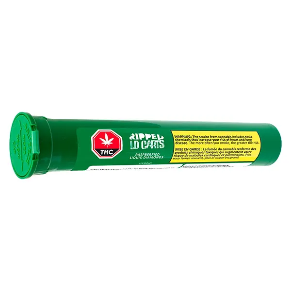 Image for Raspberried Liquid Diamonds 510 Thread Cartridge, cannabis vapes by Ripped