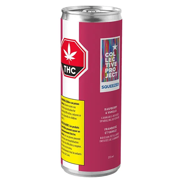 Image for Raspberry Vanilla Sparkling Juice, cannabis beverages by Collective Project