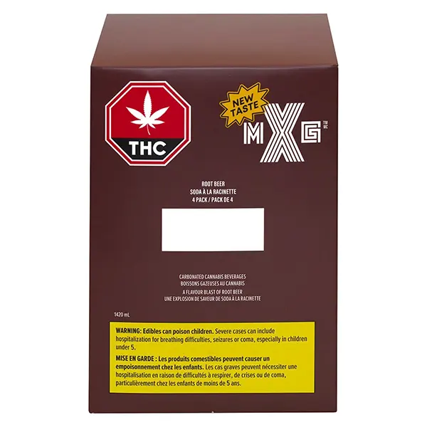 Image for Root Beer 4pk, cannabis beverages by XMG