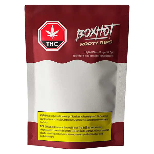 Image for Rooty Rips Liquid Diamond Charged 510 Thread Cartridge, cannabis all products by BoxHot
