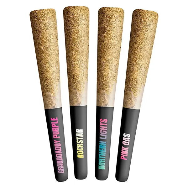 Image for Shatter Diamonds & Kief Triple Infused Pre-Roll Taster Pack, cannabis pre-rolls by Shatterizer