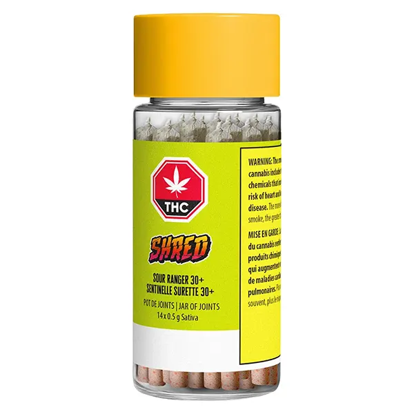 Image for Sour Ranger 30+ Jar of Joints, cannabis pre-rolls by Shred