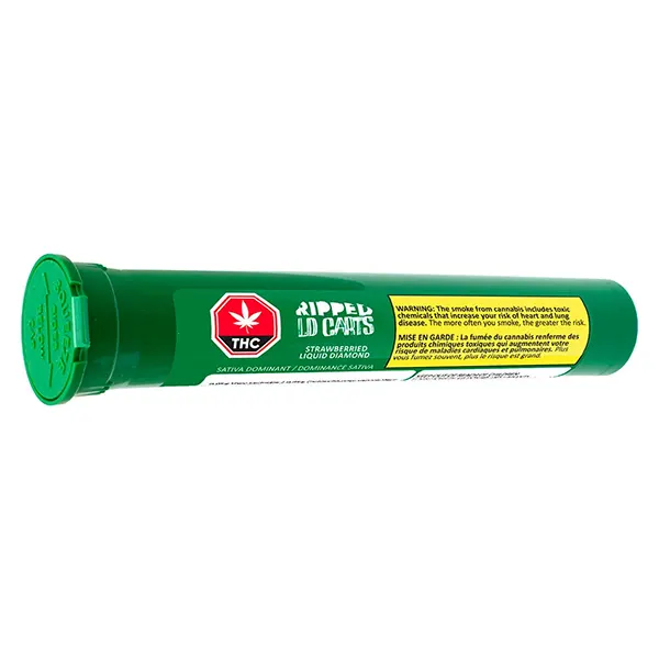 Image for Strawberried Liquid Diamonds 510 Thread Cartridge, cannabis vapes by Ripped