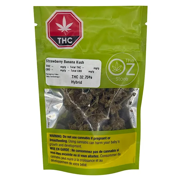 Image for Strawberry Banana Kush, cannabis dried flower by The Oz Store